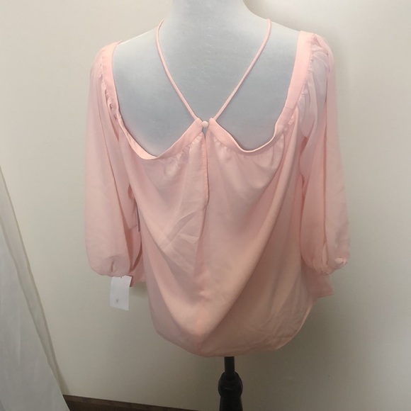 1 state women’s pink cold shoulder​ - Picture 6 of 9